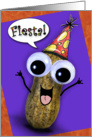 Fiesta Peanut Birthday Card Spanish card