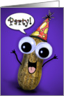 Party Peanut Invitation card