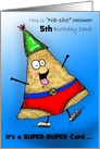 Silly Super-Duper 5th Birthday Card