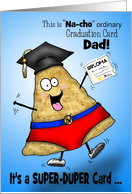 Nacho Ordinary Graduation Card Dad Congratulations card