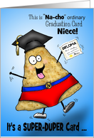 Nacho Ordinary Graduation Card Niece Congratulations card