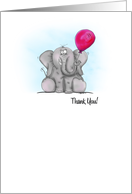 Cartoon Elephant Thank You card