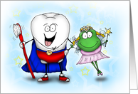 Tooth and Fairy Feel Better Soon Oral Surgery card
