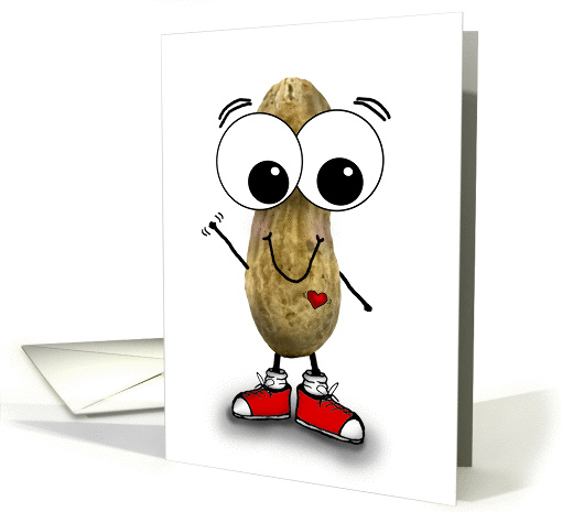 Sweet Little Peanut Miss You like Crazy card (1354782)