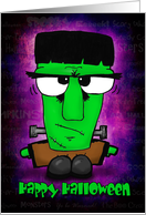 Happy Halloween Frankie card