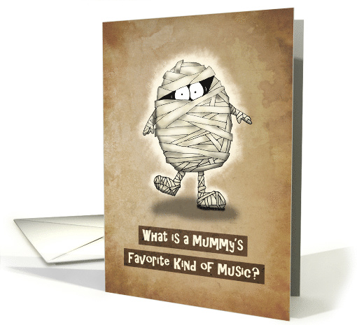 Happy Halloween Joking Mummy card (1454892)