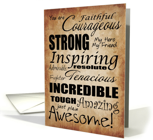 Feel better soon encouraging words design card (1501328)