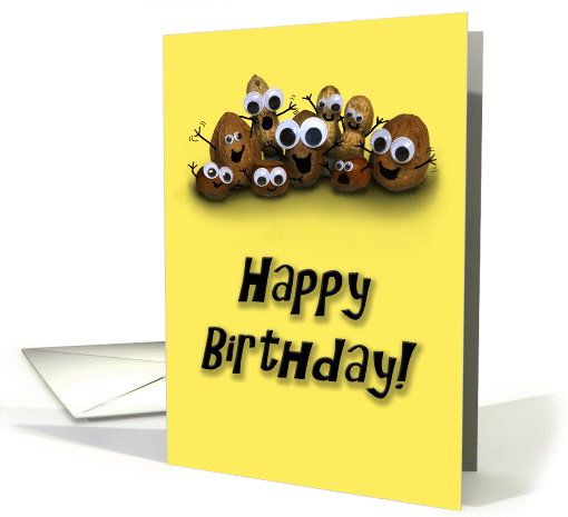 Happy Birthday Bunch of Nuts card (893101)