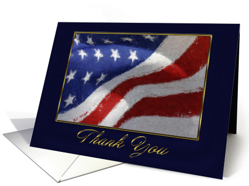 Patriotic General Thank You card (898771)