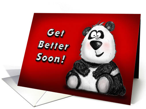 Get Better Soon Panda card (899745)