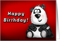 Happy Birthday Panda Card