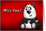 Miss You Panda Card