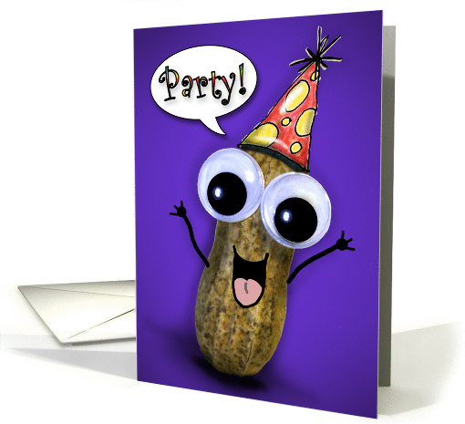Party Peanut Invitation card (904506)