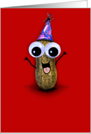 Excited Peanut Party Invitation card