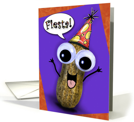 Fiesta Party Peanut Invitation card (904514)