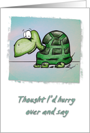 Turtle Birthday Card