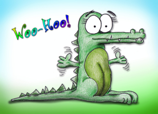 Woo Hoo Alligator...