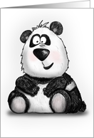 Cartoon Panda Miss You Card