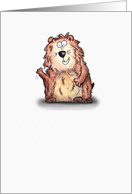 Cartoon Hamster Friendship Card