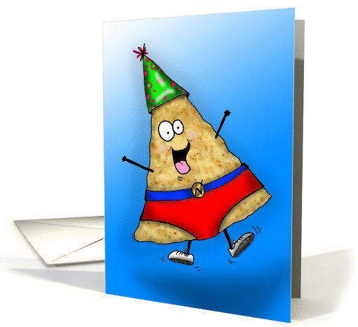 Super Nacho Man Cartoon Party Invitation card (930210)