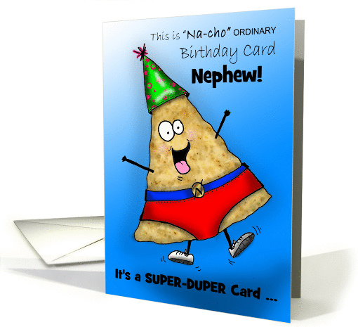 Nephew Silly Super-Duper Birthday card (958533)