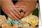Happy Wedding Anniversary Husband card