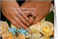 Happy Wedding Anniversary Husband card