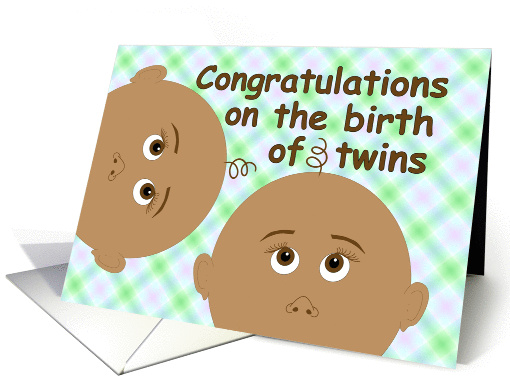 Congratulations on the Birth of Twins, From All of Us card (879905)