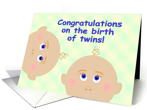 Congratulations on the Birth of Twins, From All of Us card (879929)