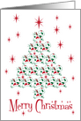 Cat Christmas Tree card