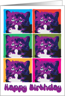 Kitten Pop Art...