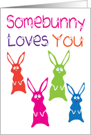 Somebunny loves you,...