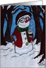 Christmas, One Cool Snowman card