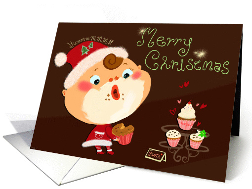 Christmas Cucpakes card (882963)