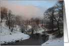 Winter Morning, River Bela card