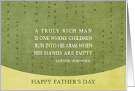 Truly Rich Dad - Happy Father’s Day card