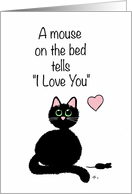 A Mouse on the Bed...