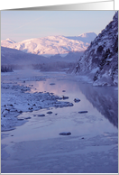 Alaska Winter River card