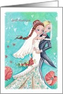 Just Married - Wedding Couple card