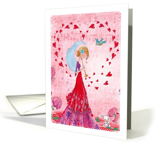 Valentines Day - Love Music card (1016643)