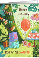 Birthday you’re the Sweetest card