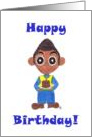 Birthday Card for African-American Boys card