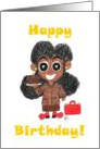 Birthday Card for African-American Mother card