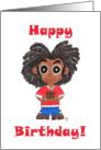 Birthday Card for African-American Teen Boy card
