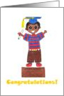 Graduation Card for African-American Boys card