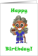 Birthday Card for African-American Grandmother card