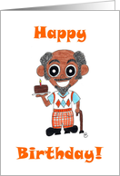 Birthday Card for African-American Grandfather card