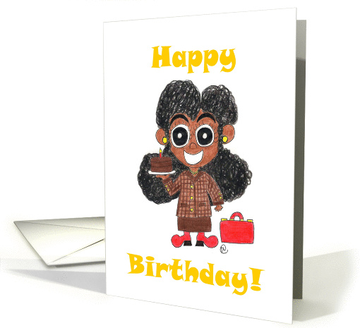 Birthday Card for African-American Mother card (891451)