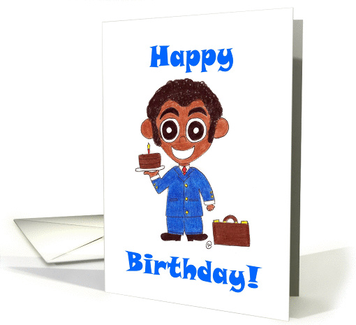 Birthday Card for African-American Father card (891452)