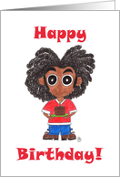 Birthday Card for African-American Teen Boy card